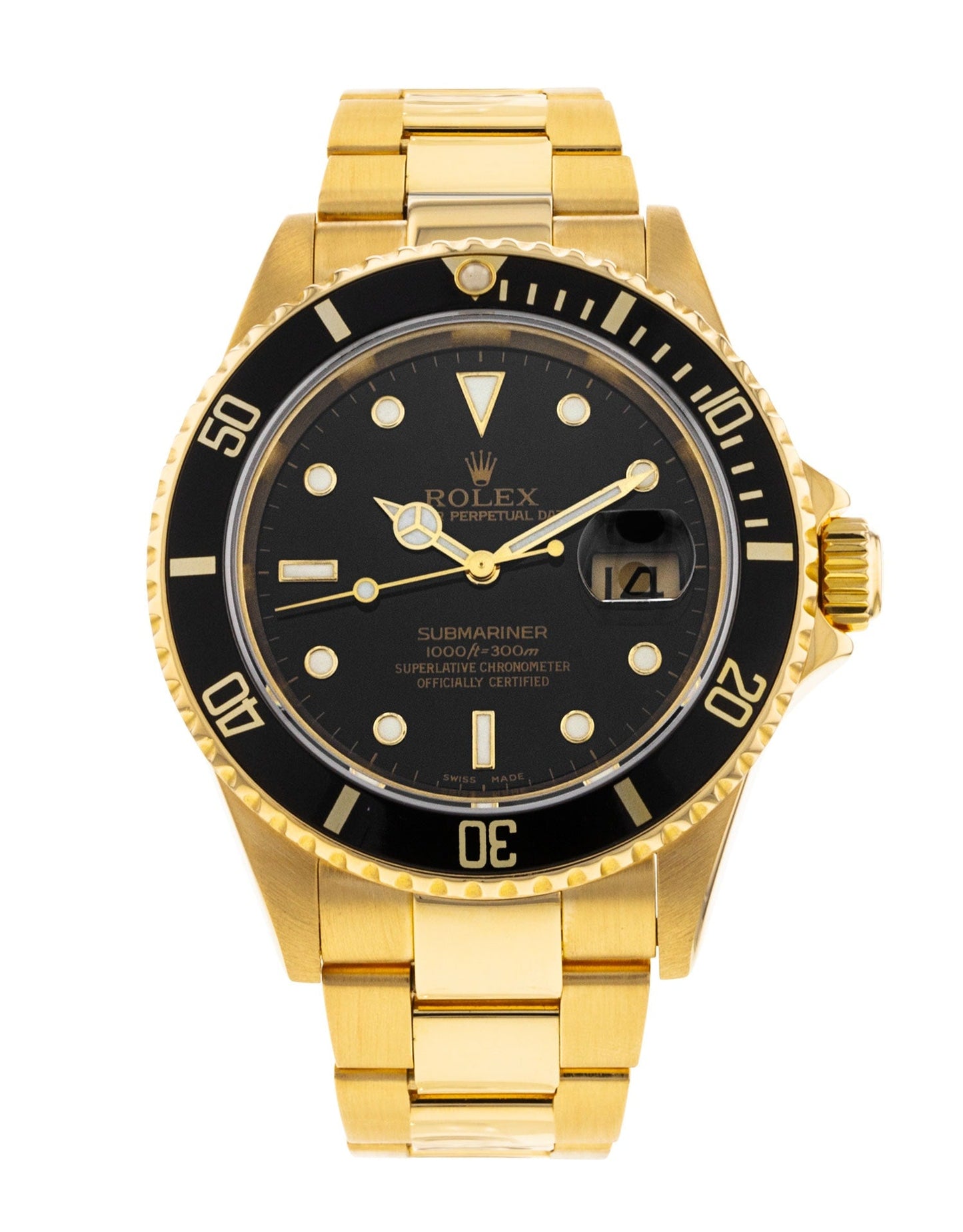 Yellow Gold | Black Dial Men’s Luxury Watch 0051