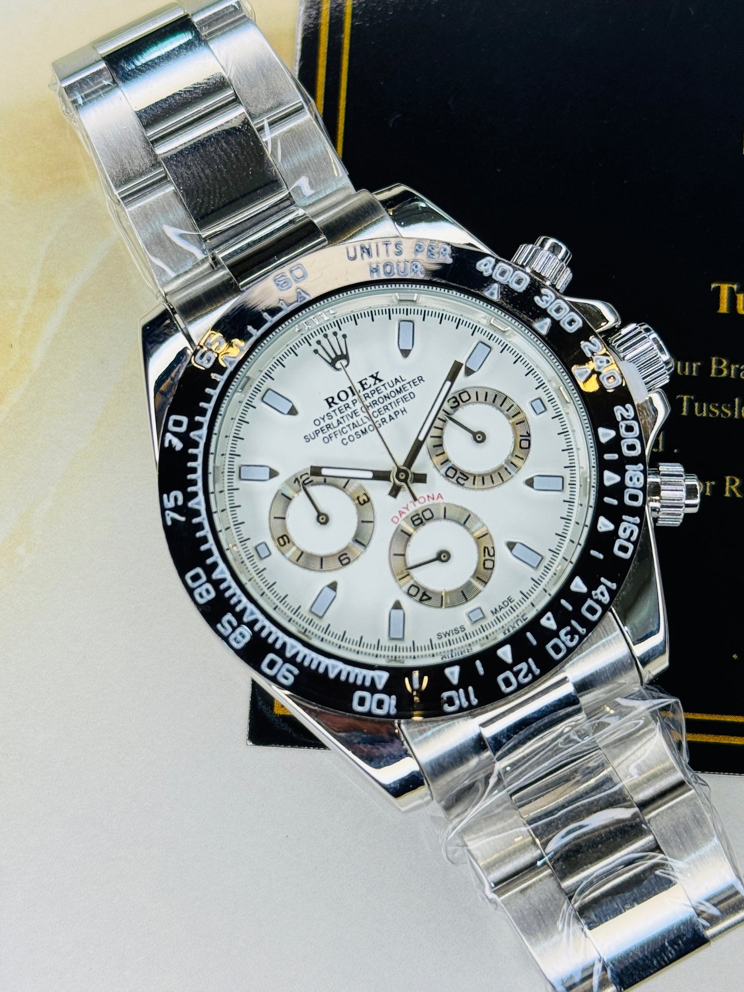 Silver White Dial | Master Clone Chronograph Watch 004