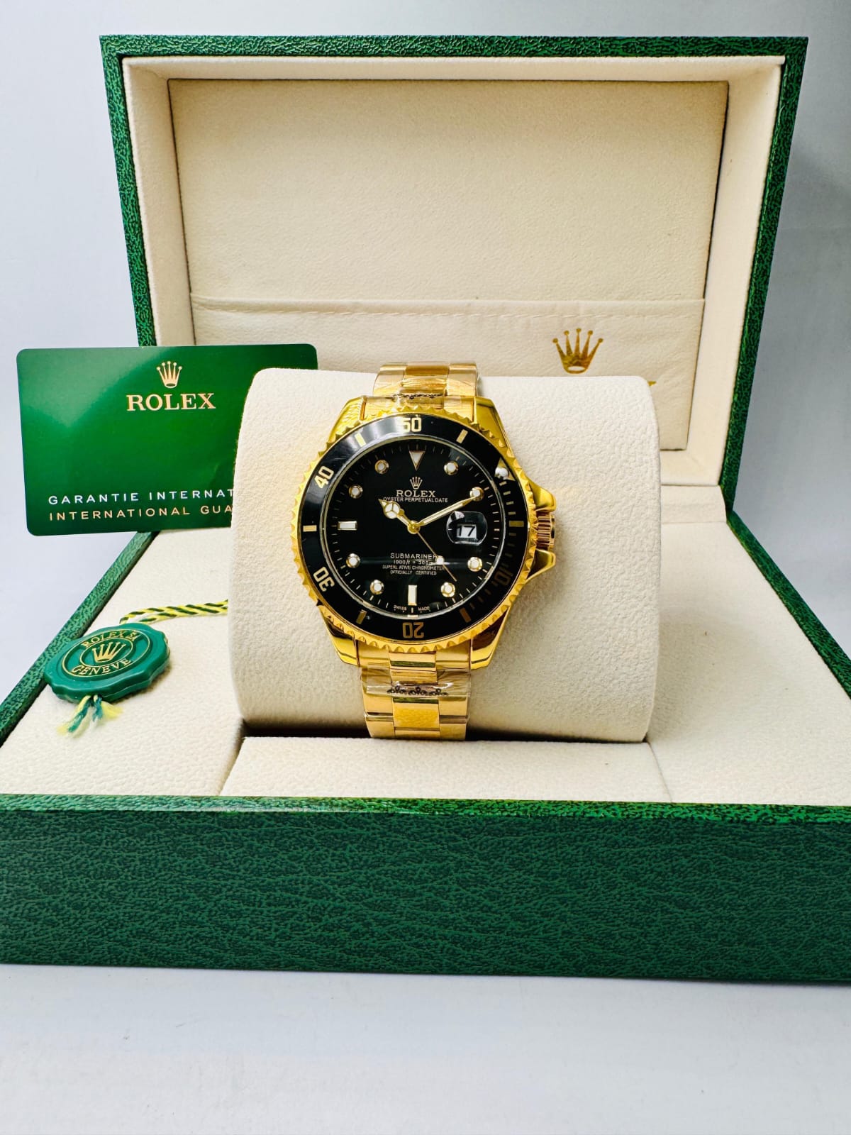 Yellow Gold | Black Dial Men’s Luxury Watch 0051