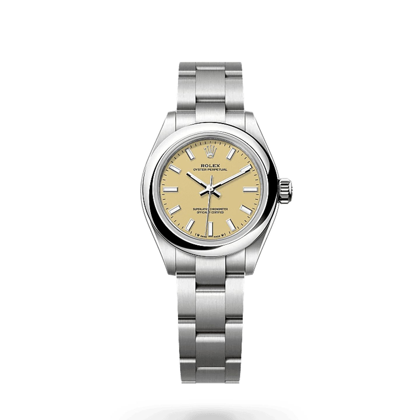 Yellow Dial Automatic Men’s Watch – Full Stainless Steel 0092