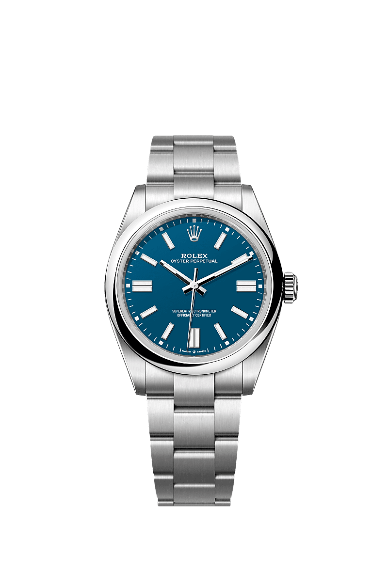 Blue Dial Automatic Stainless Steel Watch 0094