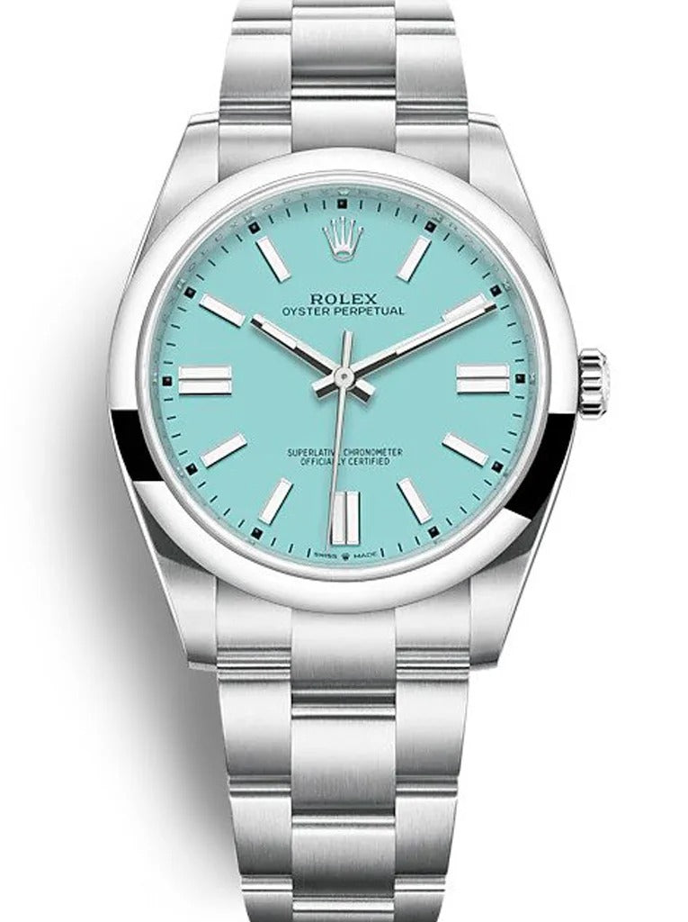 Tiffany Blue Dial – 41mm Stainless Steel 0098