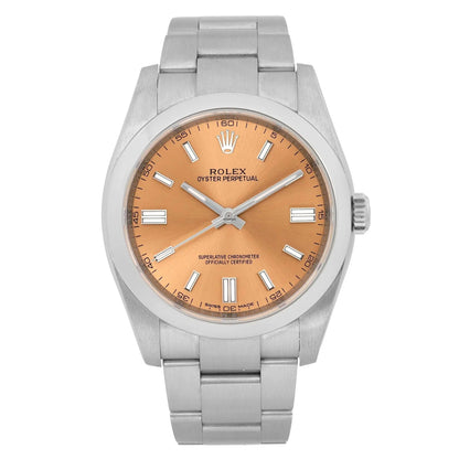 Peach Dial – Stainless Steel Men’s Watch 0096