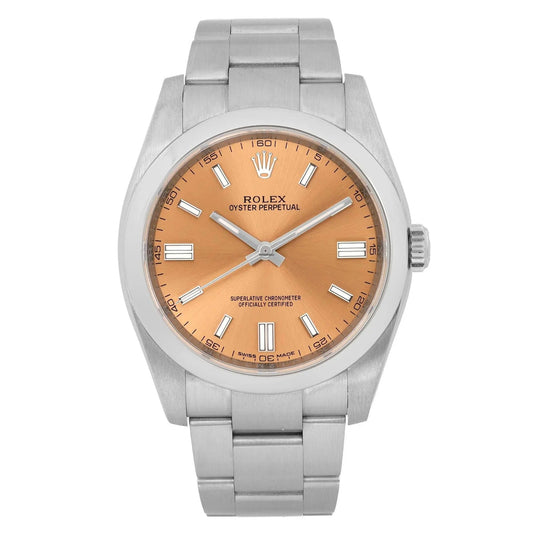 Peach Dial – Stainless Steel Men’s Watch 0096