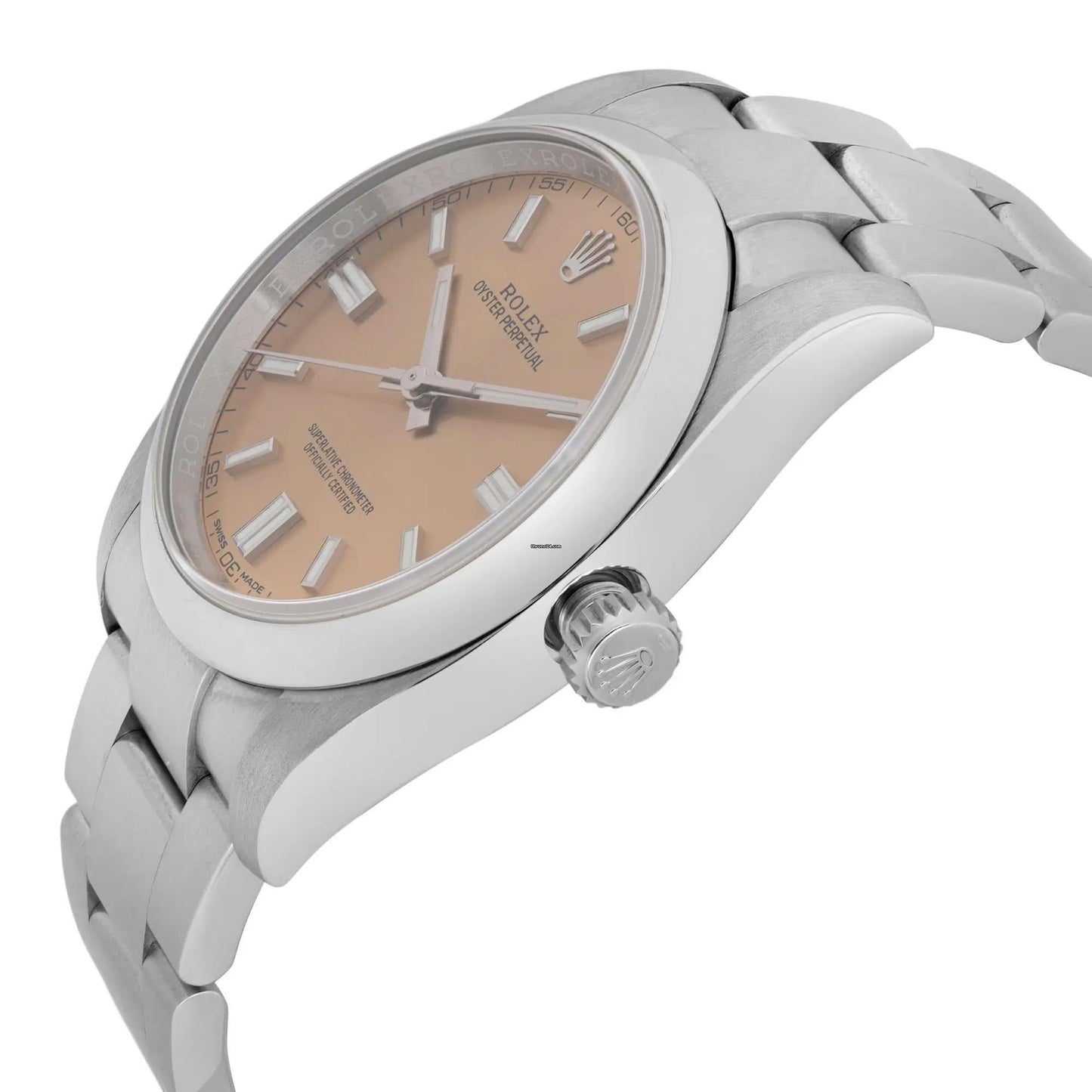 Peach Dial – Stainless Steel Men’s Watch 0096
